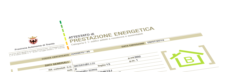 Certificato Energetico APE